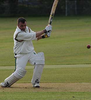 Former Cornwood CCC wiketkeeper Duncan Boase shows his poise